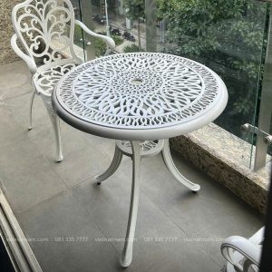 Bộ bàn ghế ban công BG-11 bàn tròn D70cm