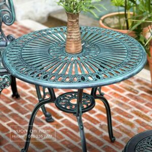 Bộ bàn ghế ban công BG-28 bàn tròn D65cm