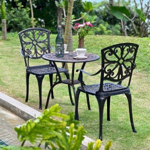 Bộ bàn ghế ban công BG-29 bàn tròn D60cm
