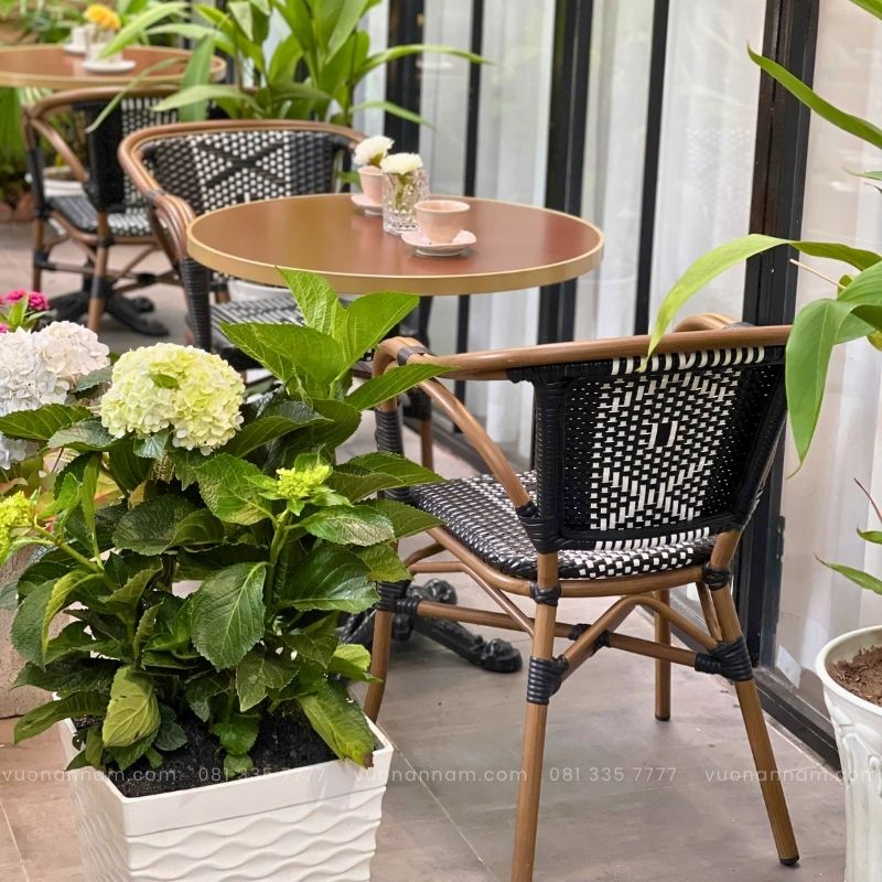 Bộ bàn ghế cafe ngoài trời BCF-02 - Ảnh 3