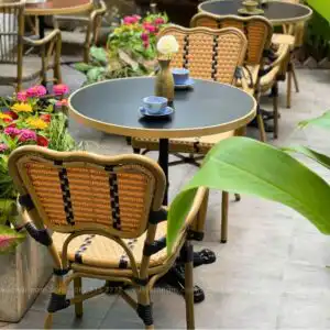 Alternative view of Bộ bàn ghế cafe ngoài trời BCF-03