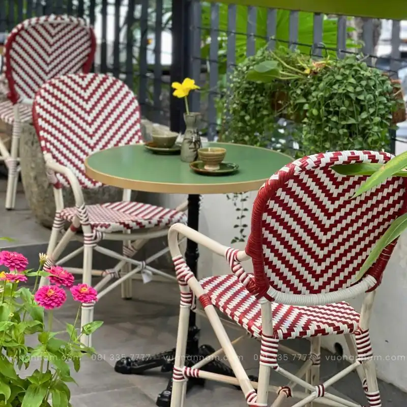 Bộ bàn ghế cafe ngoài trời BCF-05 - Ảnh 4