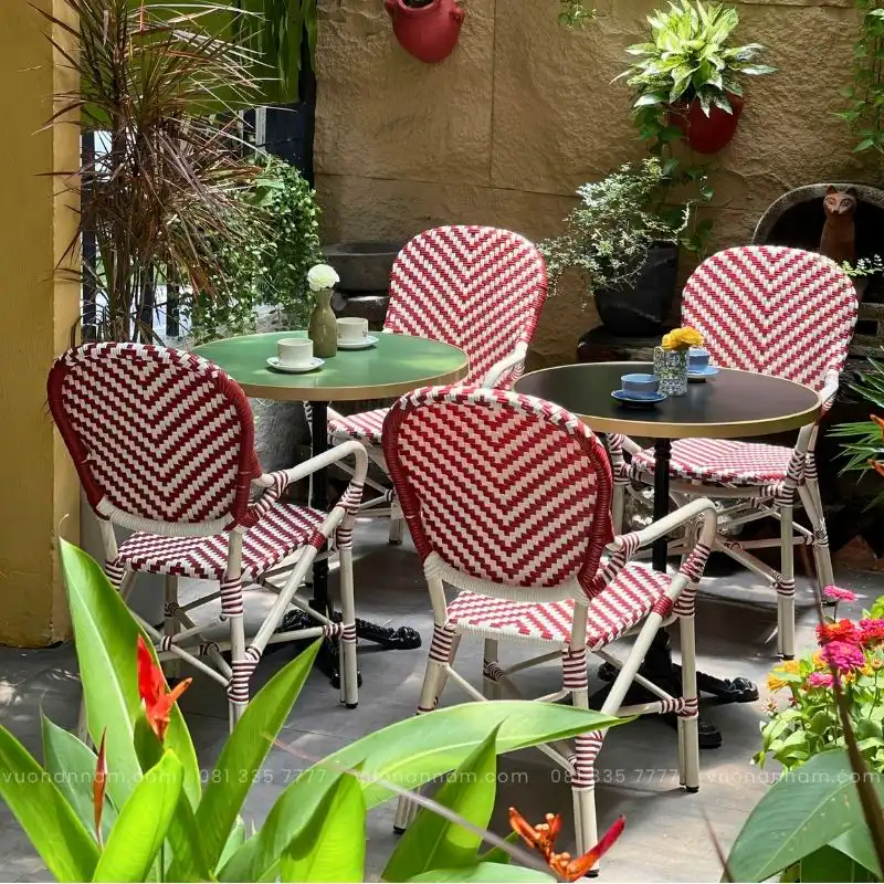 Bộ bàn ghế cafe ngoài trời BCF-05 - Ảnh 3
