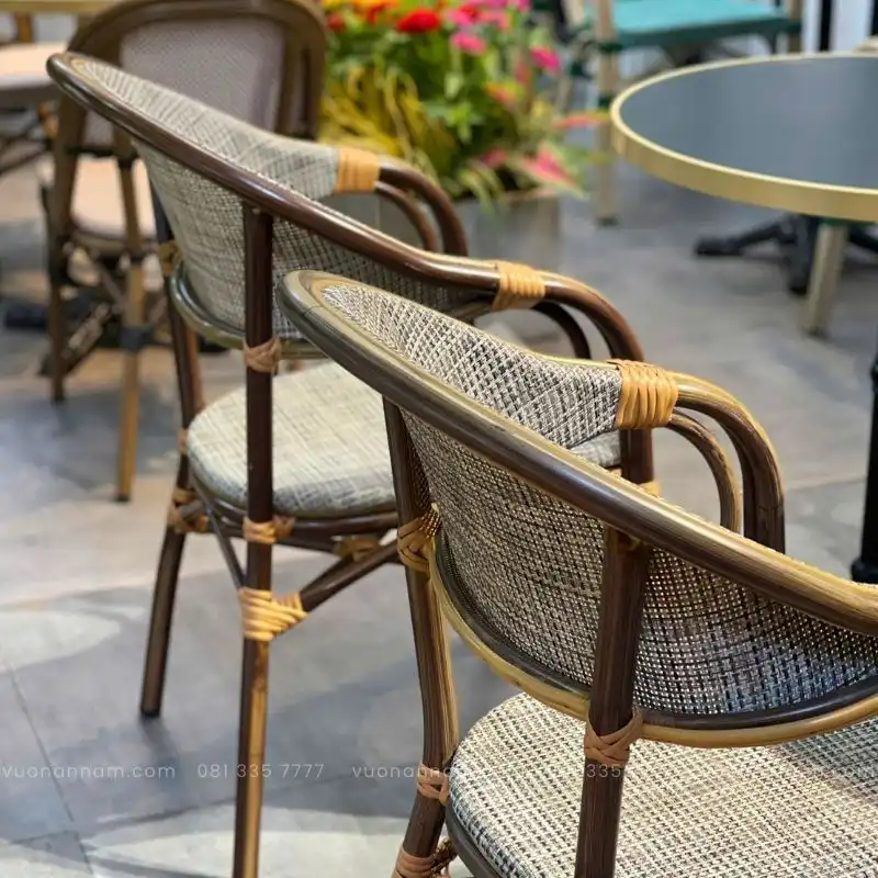 Bộ bàn ghế cafe ngoài trời BCF-06 - Ảnh 2