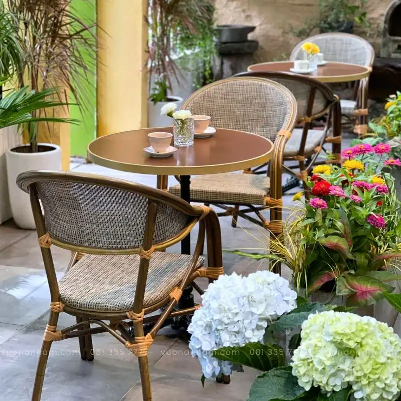 Bộ bàn ghế cafe ngoài trời BCF-06
