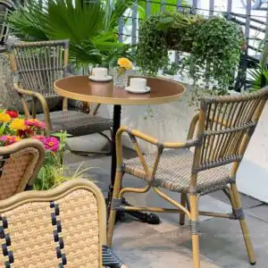 Bộ bàn ghế cafe ngoài trời BCF-07