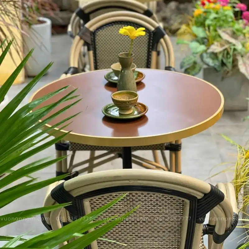 Bộ bàn ghế cafe ngoài trời BCF-081 - Ảnh 4