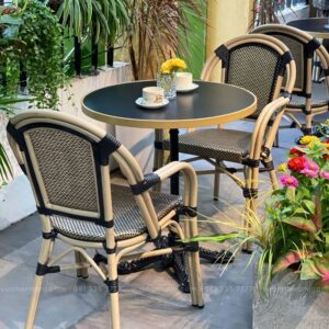 Bộ bàn ghế cafe ngoài trời BCF-081