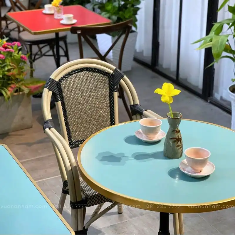 Bộ bàn ghế cafe ngoài trời BCF-081 - Ảnh 2