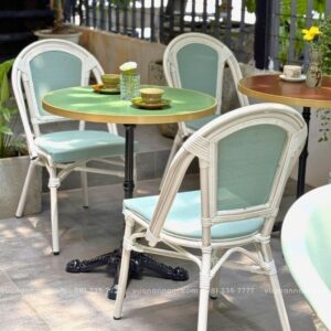 Bộ bàn ghế cafe ngoài trời BCF-09X