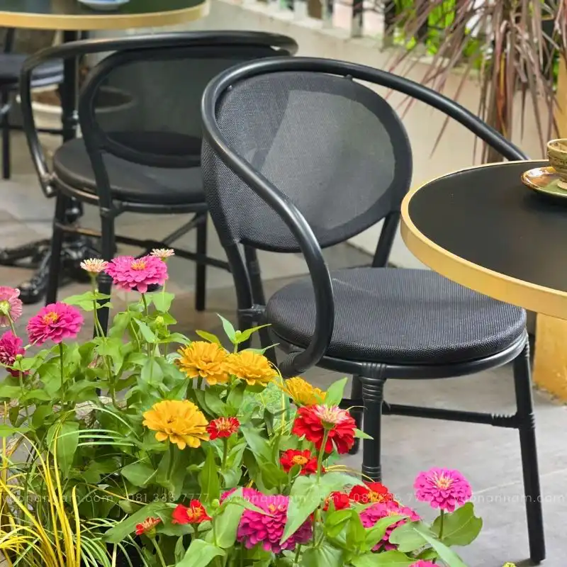 Bộ bàn ghế cafe ngoài trời BCF-10 - Ảnh 2