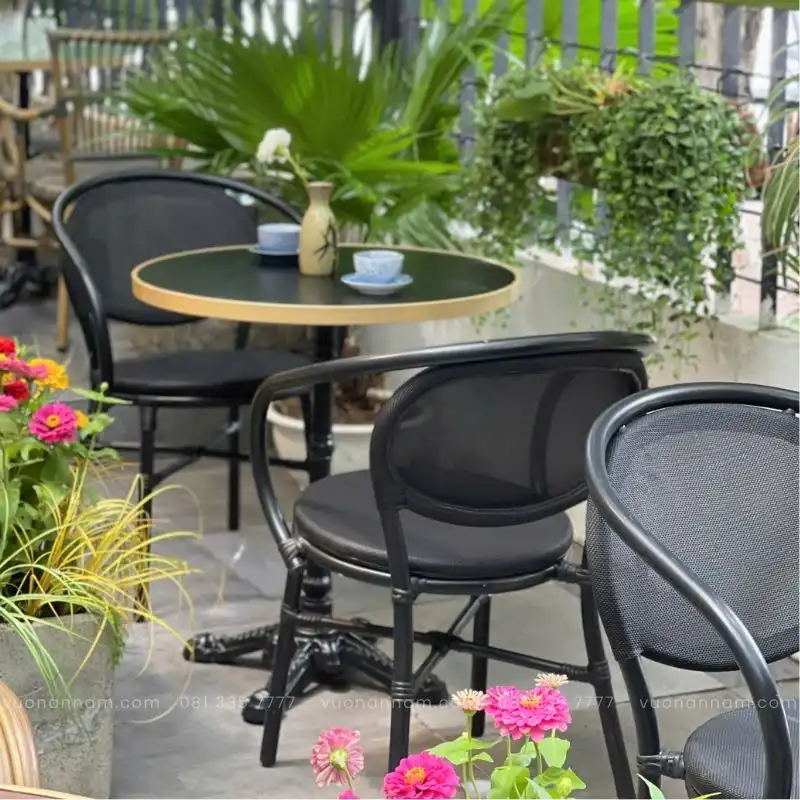 Bộ bàn ghế cafe ngoài trời BCF-10 - Ảnh 3