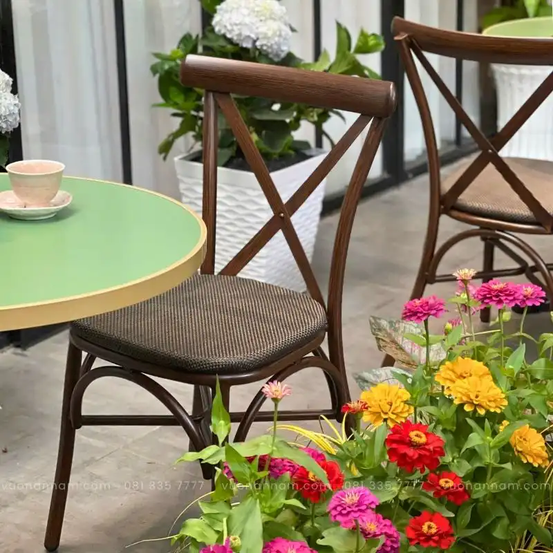 Bộ bàn ghế cafe ngoài trời BCF-13 - Ảnh 2