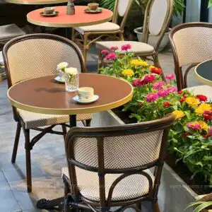 Alternative view of Bộ bàn ghế cafe ngoài trời BCF-14