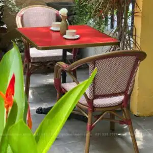 Bộ bàn ghế cafe ngoài trời BCF-16D