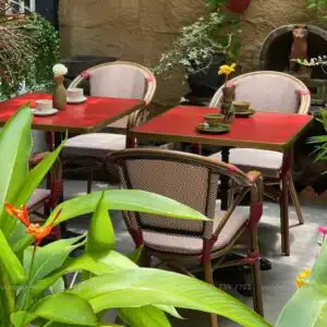 Alternative view of Bộ bàn ghế cafe ngoài trời BCF-16D