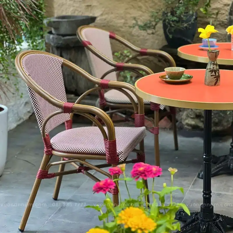 Bộ bàn ghế cafe ngoài trời BCF-16D - Ảnh 3