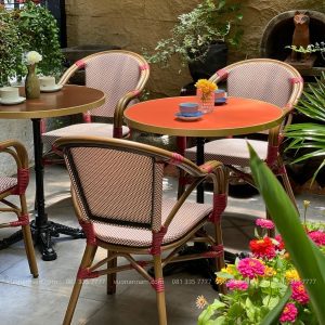 Bộ bàn ghế cafe ngoài trời BCF-16D