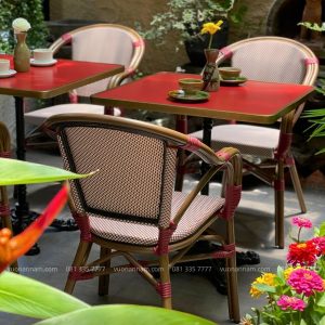 Bộ bàn ghế cafe ngoài trời BCF-16D