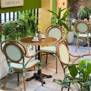 Bộ bàn ghế cafe ngoài trời BCF-17X