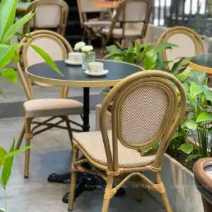Bộ bàn ghế cafe ngoài trời BCF-KT03T