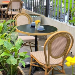 Bộ bàn ghế cafe ngoài trời BCF-KT03T