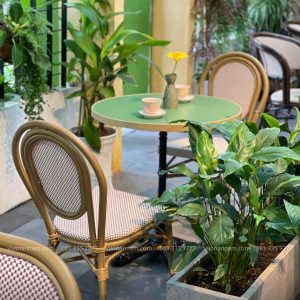 Bộ bàn ghế cafe ngoài trời BCF-KT03T