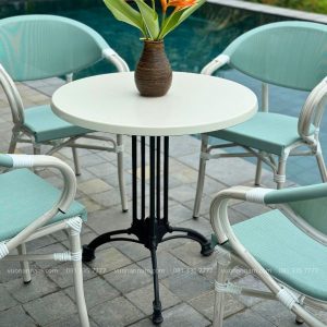 Kiểu dáng bàn tròn theo xu hướng hiện đại