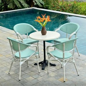 Bộ bàn ghế cafe ngoài trời BTL-GC01X