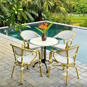Bộ bàn ghế cafe ngoài trời BTL-GC04