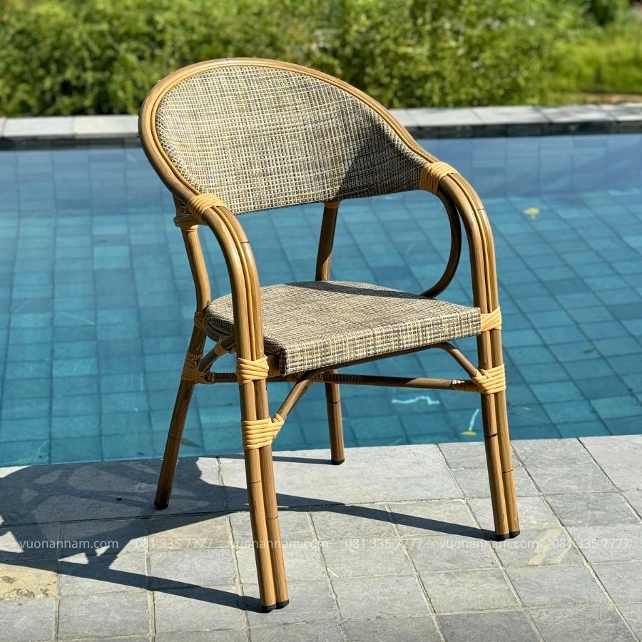 Cận cảnh mặt trước của ghế