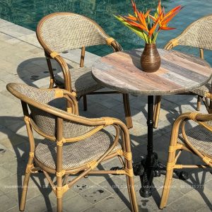 Bộ bàn ghế cafe ngoài trời BTL-GC06