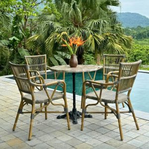 Bộ bàn ghế cafe ngoài trời BTL-GC07