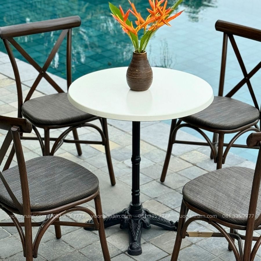 Bộ bàn ghế cafe ngoài trời BTL-GC13