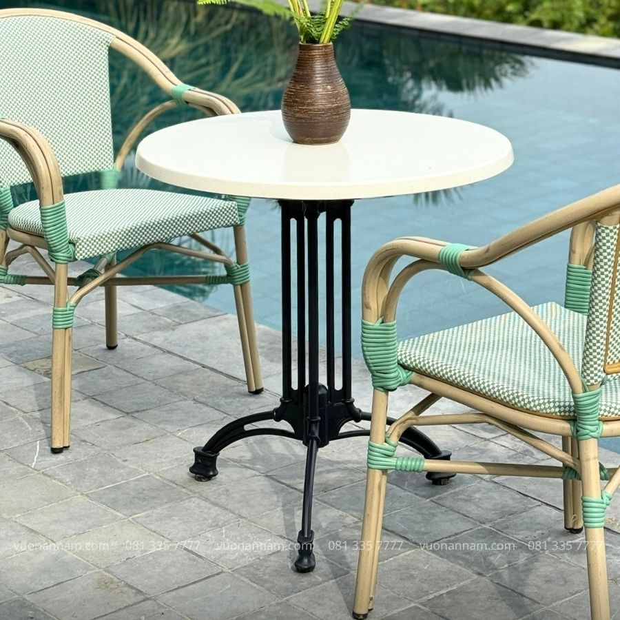Bộ bàn ghế cafe ngoài trời BTL-GC16X