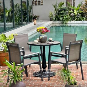 Bộ bàn ghế cafe ngoài trời BTL-LL