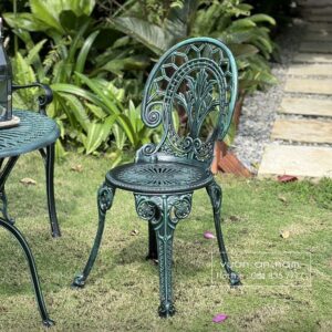 Bộ bàn ghế công viên nhôm đúc CV-09X