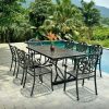 Bộ bàn ghế sân vườn BG-2.0M bàn chữ nhật 8 ghế