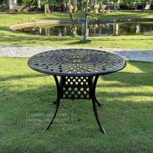 Bộ bàn ghế sân vườn BG-21 bàn tròn D100cm