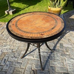 Bộ bàn ghế sân vườn BG-D80M bàn tròn 4 ghế