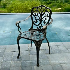 Bộ bàn ghế sân vườn BG11-D70 bàn tròn D70cm