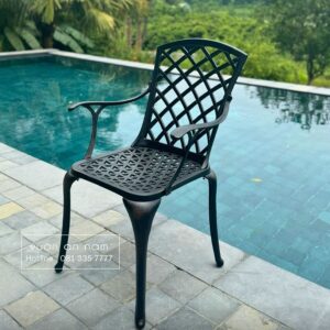 Bộ bàn ghế sân vườn BG-21 bàn vuông V80cm