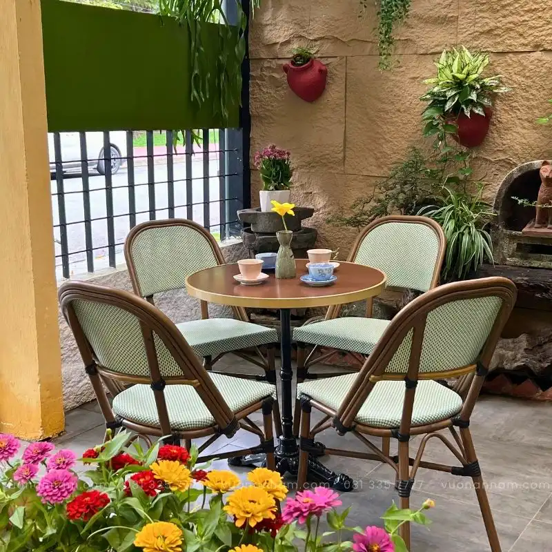 Bộ bàn ghế sân vườn ngoài trời BGC-15X - Ảnh 4
