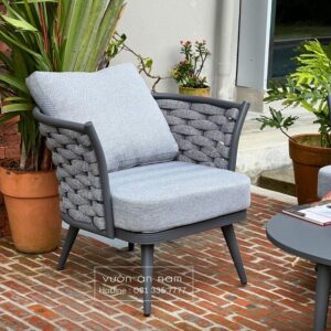 Bộ bàn ghế sofa ngoài trời Rose SR-01