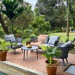 Bộ bàn ghế sofa ngoài trời Rose SR-01