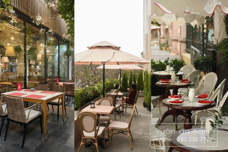 Các Mẫu ghế cafe đẹp cho không gian sân vườn ngoài trời