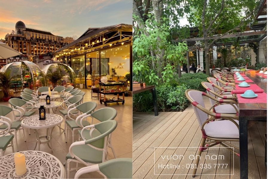 Ghế cafe cho không gian nhà hàng, quán cafe sang trọng