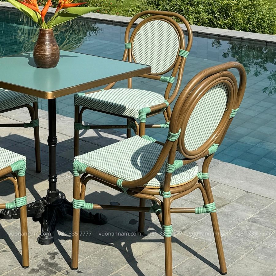 những điểm tạo nên dấu ấn riêng cho ghế cafe ngoài trời