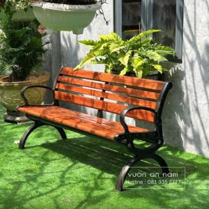 Ghế công viên giả gỗ GCV-02