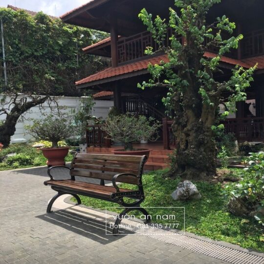 Ghế công viên nan nhựa HDPE GCV-03